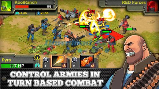 Battle Nations pour iOS 4.5.1 - Jeu de guerre de chars sur iPhone / iPad