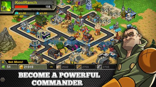 Battle Nations pour iOS 4.5.1 - Jeu de guerre de chars sur iPhone / iPad