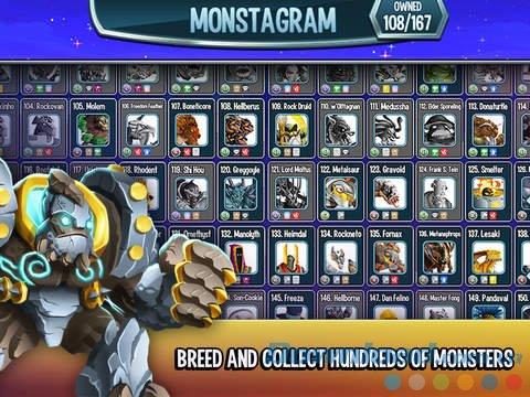 Monster Legends pour iOS 10.0.2 - Jeu de monstres légendaires sur iPhone / iPad