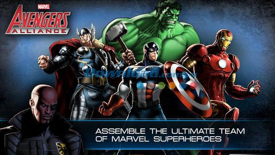 Avengers Alliance pour iOS 5.4 - Jeu d'alliance de super-héros sur iPhone / iPad