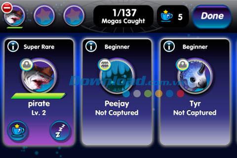 Monster Galaxy: Exile für iOS 1.07 - Monster-Zähmungsspiel auf iPhone / iPad