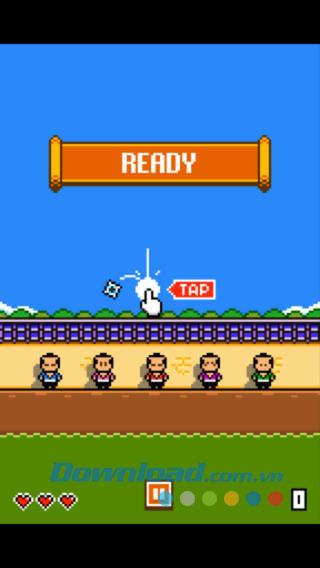 Shuriken Block pour iOS 1.1 - Un jeu intéressant dans le genre de jeu d'arcade