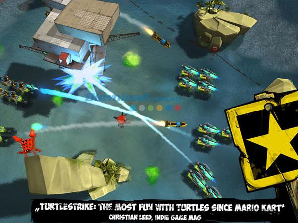 TurtleStrike for iOS1.4-ゲームタートルがiPhone / iPadでお互いを撃ち合う