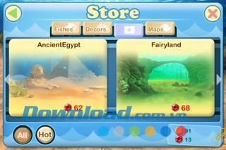 Fish Tales para iOS 1.9.5.2 - Acuario de gestión de juegos en iPhone / iPad