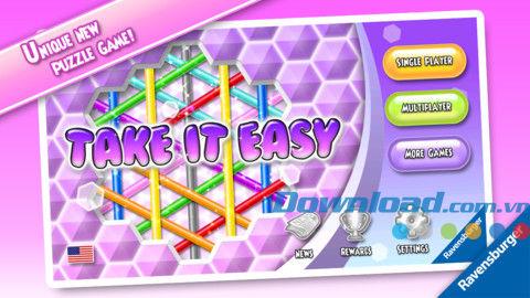 Take It Easy pour iOS 1.1 - Jeu de puzzle intellectuel pour iPhone / iPad