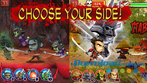 Samurai vs Zombies Defense pour iOS 3.4.0 - Jeu de héros Samurai pour iPhone / iPad