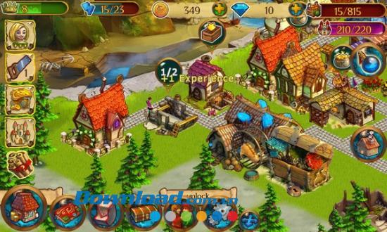 Enchanted Realm HD para iPad 1.12: juego de construcción de reinos en el iPad