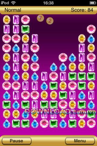 Diamond Crusher para iOS: juego de rompecabezas de diamantes para iPhone