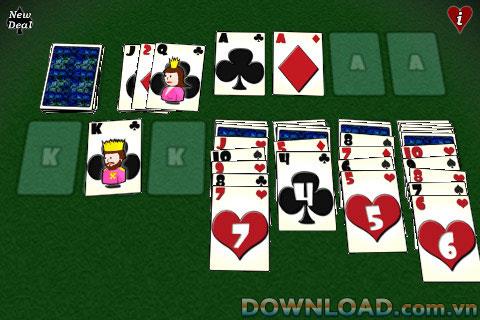My Face 3D Solitaire para iOS: juego de cartas Solitaire 3D para iPhone
