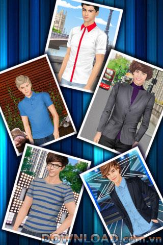 One Direction Dress Up para iOS - Maquillaje para One Direction en iPhone