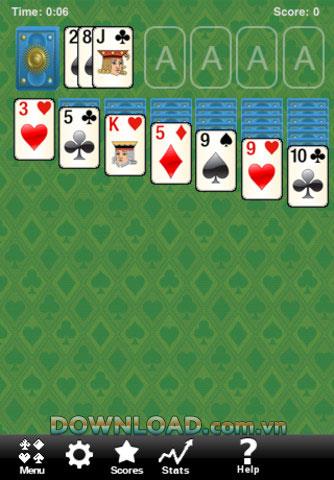 Mastersoft Solitaire pour iOS - Un jeu de cartes attrayant pour iPhone
