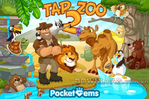 Tap Zoo 2: World Tour para iOS - Construye un zoológico explorador