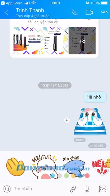 Zalo für iOS 21.01.01 - Laden Sie Zalo auf Ihr iPhone herunter: Chatten Sie, tätigen Sie Anrufe und kostenlose Videoanrufe Zalo für iOS 21.01.01 - Laden Sie Zalo auf Ihr iPhone herunter: Chatten Sie, tätigen Sie Anrufe und kostenlose Videoanrufe