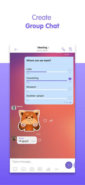 Viber Messenger für iOS 14.4.0 - Kostenlose Videoanrufe, Anrufe, SMS auf dem iPhone / iPad Viber Messenger für iOS 14.4.0 - Kostenlose Videoanrufe, Anrufe, SMS auf dem iPhone / iPad