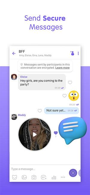 Viber Messenger für iOS 14.4.0 - Kostenlose Videoanrufe, Anrufe, SMS auf dem iPhone / iPad Viber Messenger für iOS 14.4.0 - Kostenlose Videoanrufe, Anrufe, SMS auf dem iPhone / iPad