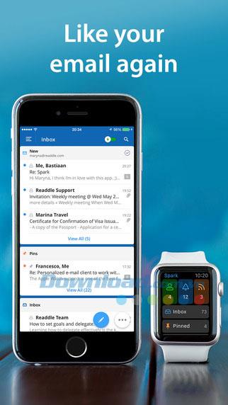 Spark pour iOS 2.0.2 - Un gestionnaire de messagerie amélioré sur iPhone