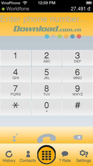 World Fone SIP Dialer pour iOS 2.0.3 - Appels téléphoniques internationaux pour iPhone / iPad