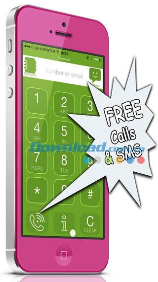CallsFreeCalls.Net pour iOS 3.1 - Appels internationaux et SMS gratuits pour iPhone / iPad