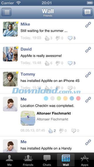 AppMe Chat Messenger für iOS 2.0.1 - Kostenlose Chat-Anwendung für iOS