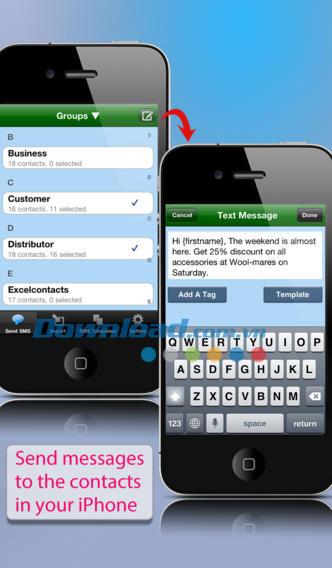 ExcelSMS Lite para iOS 3.0.3: envíe mensajes grupales en iPhone / iPad