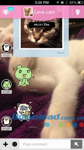 COPAIN Group Messenger in Manga Style pour iOS 1.1.2 - Application de chat de style Manga pour iPhone / iPad
