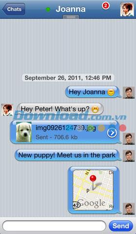 BeejiveIM pour Yahoo Messenger pour iOS 1.2 - L'application prend en charge le chat sur Yahoo!  Messenger pour iPhone / iPad