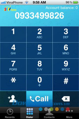 SCTVfone für iOS 1.2.3 - Günstige Anrufanwendung