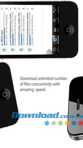 iDownloads Plus para iOS 1.5.5 - Administrador de descargas para iPhone / iPad