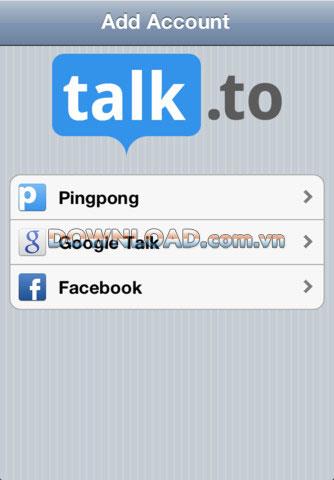 Talk.to pour iOS - Logiciel de chat multiplateforme pour iOS
