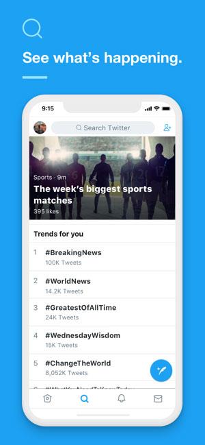 Twitter für iOS 8.27.1 - Greifen Sie über iPhone / iPad auf Twitter zu Twitter für iOS 8.27.1 - Greifen Sie über iPhone / iPad auf Twitter zu