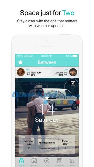 Between pour iOS 2.2.2 - Réseau social de couple sur iPhone / iPad