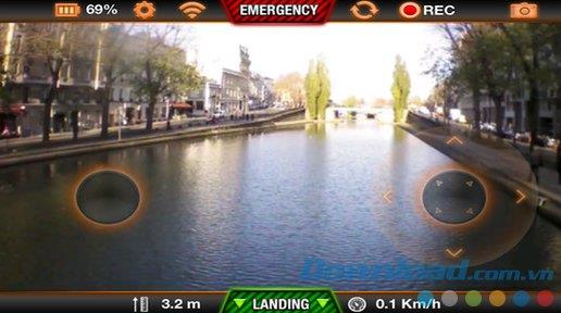 AR.FreeFlight pour iOS 2.4.22 - Contrôlez les drones AR.Drone avec votre iPhone / iPad