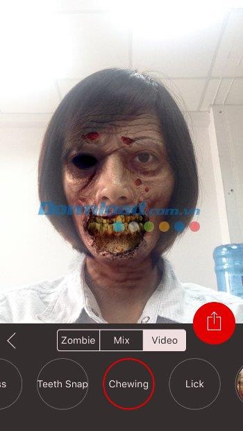 Zombify pour iOS 1.5 - Traitement de photos de zombies très toxiques sur iPhone / iPad