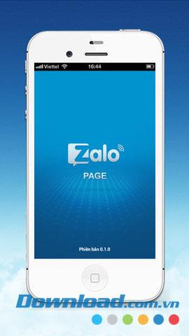 Zalo Page pour iOS 3.9.1 - Application pour gérer les pages Zalo sur iPhone / iPad