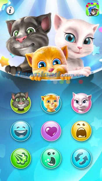 Talking Friends Superstar for iOS 1.0 - Cat game mimicking human voice ...