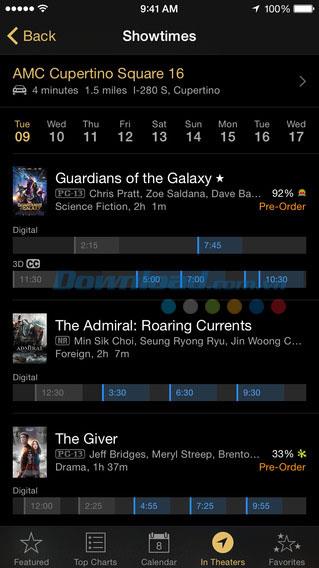 iTunes Movie Trailers pour iOS 1.4.1 - Regardez des bandes-annonces de films cinématographiques sur iPhone / iPad