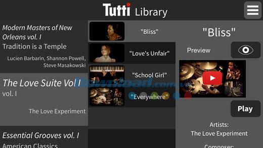 Tutti Music Player para iOS 1.8.0 - Aprenda música en línea en iPhone / iPad