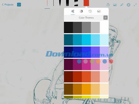 Adobe Photoshop Sketch pour iOS 4.8.0 - Croquis professionnel sur iPhone / iPad
