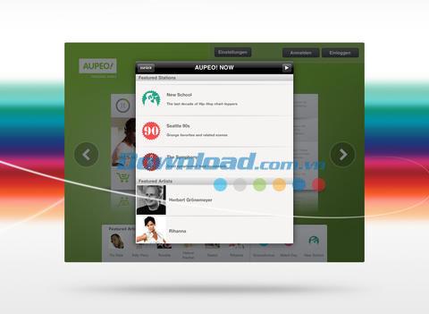 ¡AUPEO!  Personal Radio para iPad 1.34 - Escuche la radio en línea en el iPad