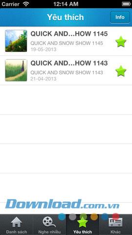 QNS - Show Quick and Snow para iOS 1.1 - Escuche y disfrute del show Quick and Snow