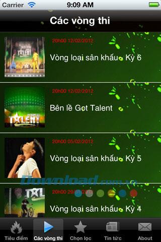 Vietnam's Got Talent para iOS 1.4: encontrar talento vietnamita