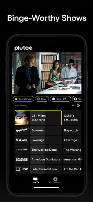 Pluto TV for iOS 5.5-iPhone / iPadでオンラインでテレビを見る Pluto TV for iOS 5.5-iPhone / iPadでオンラインでテレビを見る