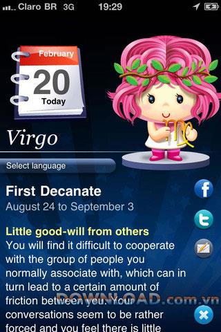 Horoscope HD Free pour iOS - Logiciel de divination gratuit pour iPhone