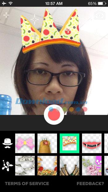 GIPHY CAM pour iOS 2.5.1 - Rendre le GIF animé avec de nombreux effets