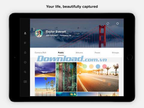 Flickr für iOS 4.10.3 - Speichern und teilen Sie Fotos schnell auf dem iPhone / iPad
