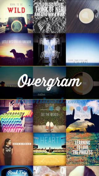 Overgram para iOS 1.0.2: inserta texto en fotos de Instagram en iPhone / iPad