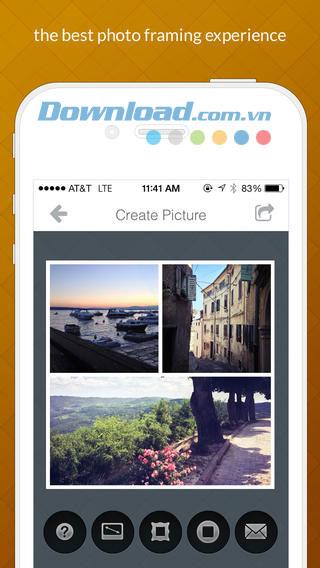 Frametastic pour iOS 2.1.1 - Application pour ajouter des cadres photo pour iPhone / iPad