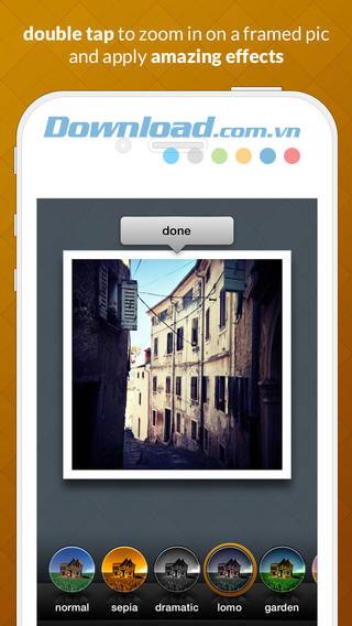 Frametastic pour iOS 2.1.1 - Application pour ajouter des cadres photo pour iPhone / iPad