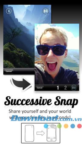SnapBack pour iOS 1.0 - Une application de traitement d'image améliorée pour iPhone / iPad