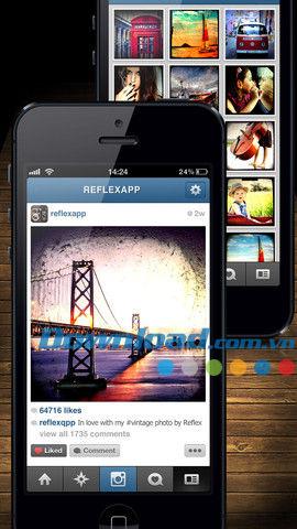Reflex für iOS 1.3 - Nehmen Sie Bilder im klassischen Stil für iPhone / iPad auf
